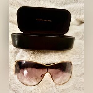 Banana Republic Gold Frame Sunglasses